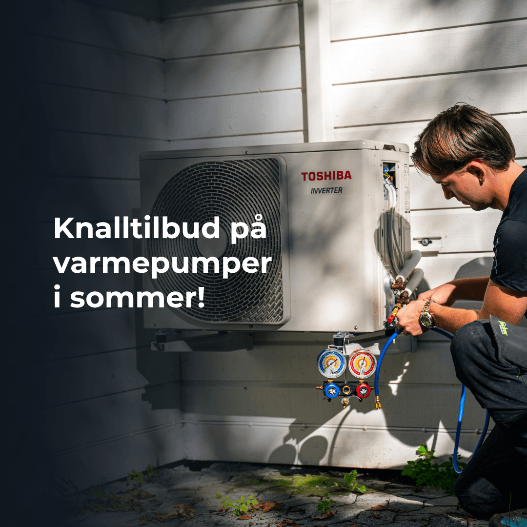 Knalltilbud på varmepumper